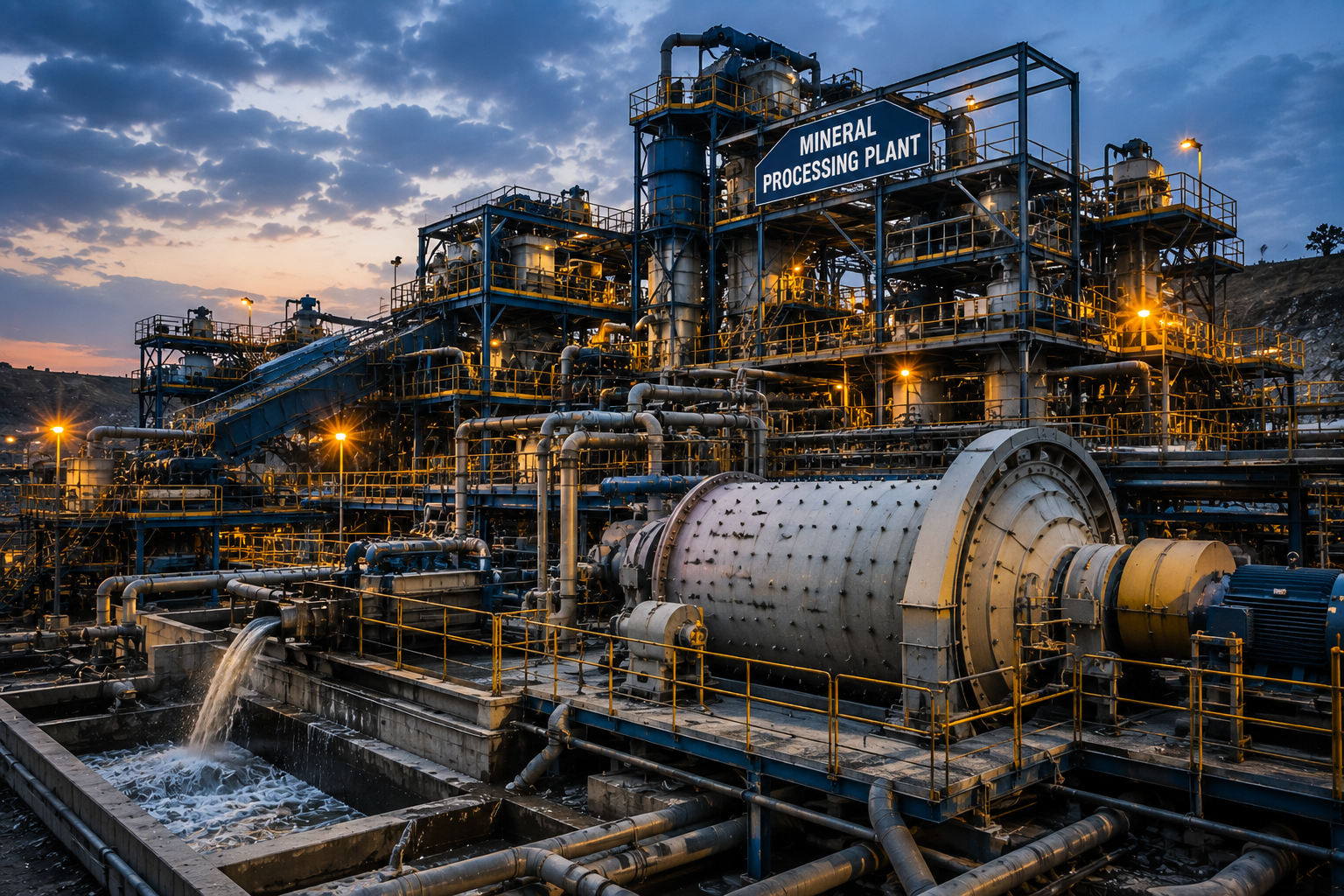 Mineral processing operations