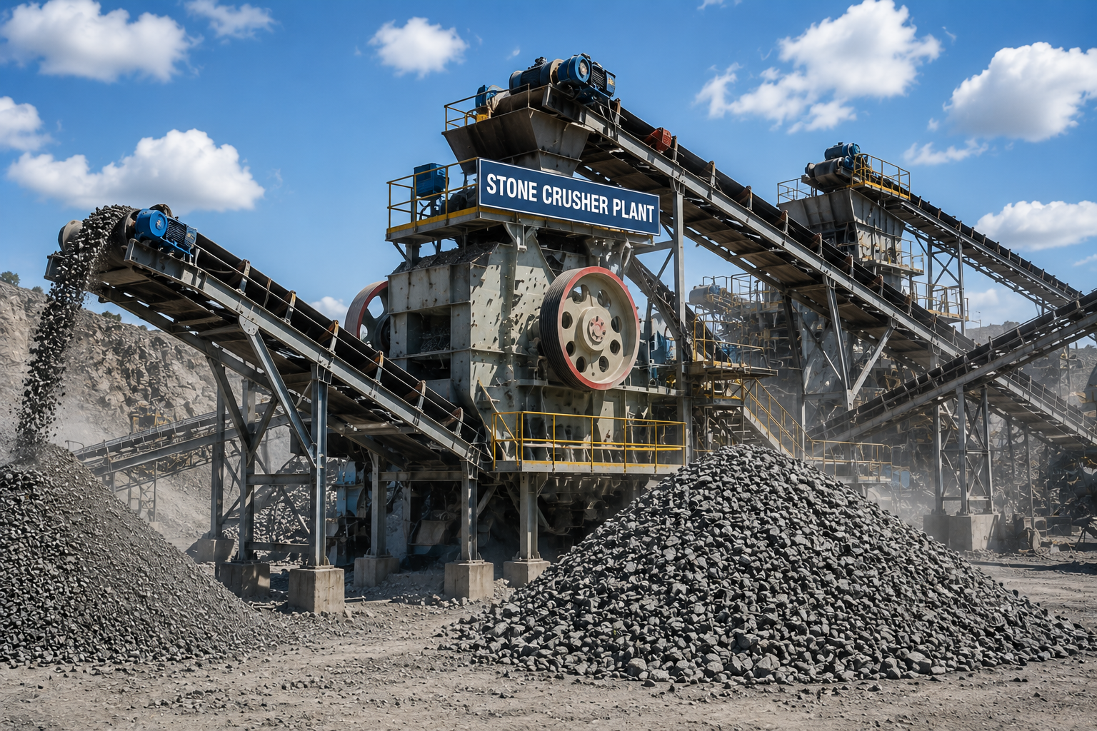 Stone crusher plant